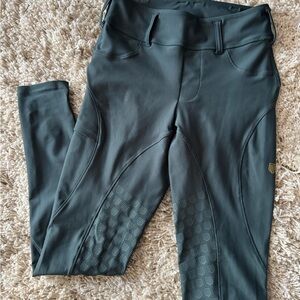 MAYA DELOREZ Teal Half Seat Performance Breeches
